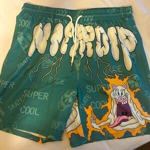 Green Skater Shorts | Graphic Shorts